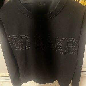 Ted Baker Men's Black Crewneck Sweater